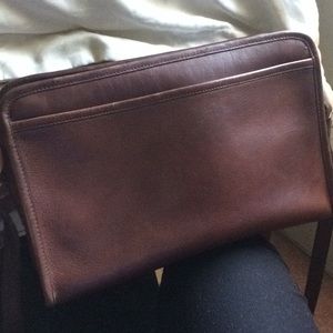 Coach mahogany shoulder/body cross bag 0263 927